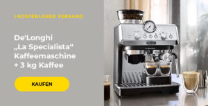 De'Longhi „La Specialista“ Kaffeemaschine + 3 kg Kaffee