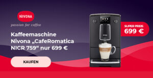 Kaffeemaschine Nivona „CafeRomatica NICR 759“ nur 699 €
