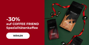 -30% auf Spezialitätenkaffee